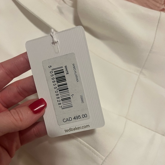 NWT Ted Baker London Klarika Bodycon Midi Dress | White MIDI Dress | Bride Dress - Picture 7 of 15